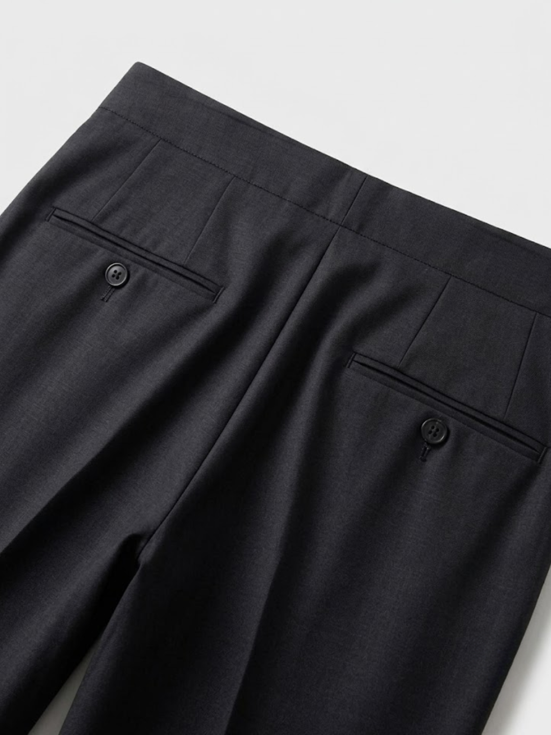 Single Pleat Belted Trousers