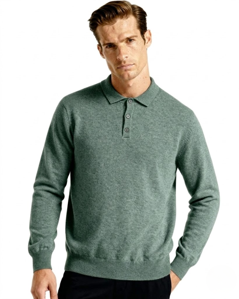 Rowan Premium Merino Henley Sweater