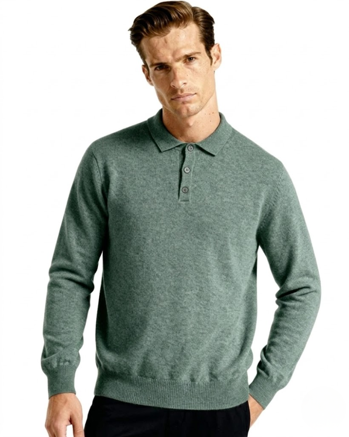 Rowan Premium Merino Henley Sweater