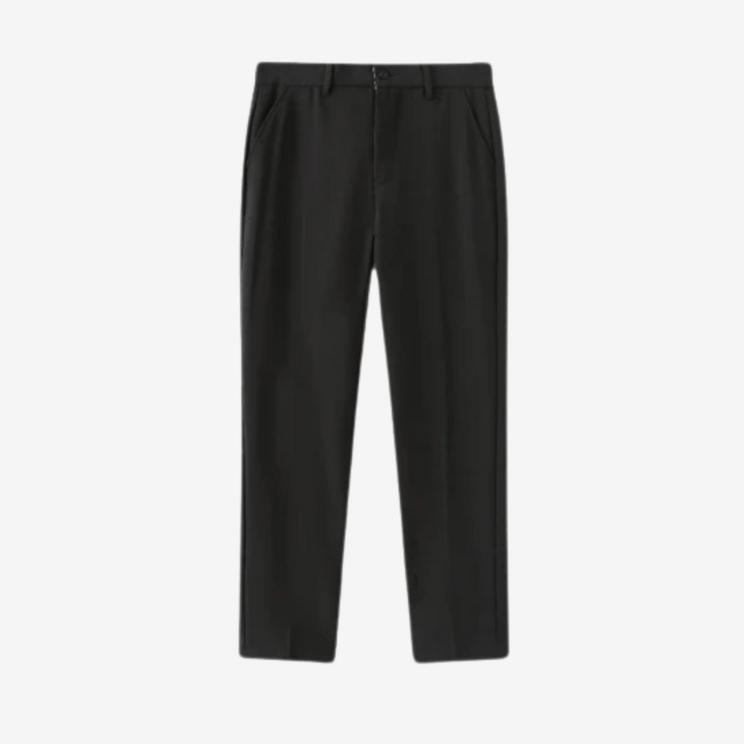 Men’s Quarter-Zip, Relaxed Trousers & Suede Loafers – 3-Piece Outfit