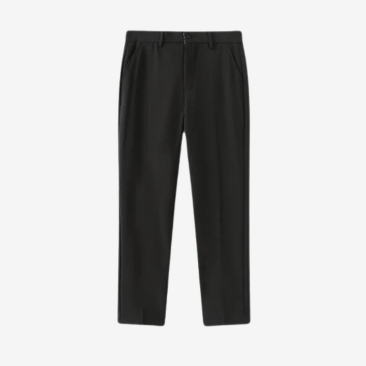Men’s Quarter-Zip, Relaxed Trousers & Suede Loafers – 3-Piece Outfit
