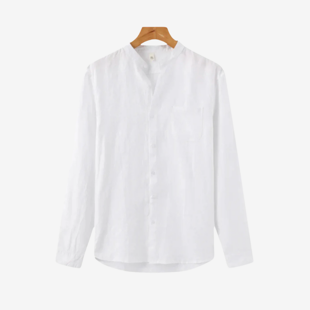 Men’s Linen Shirt & Shorts Set with Polarised Sunglasses