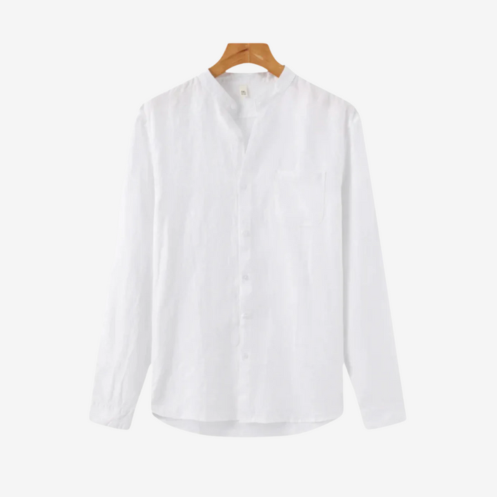 Men’s Linen Shirt & Shorts Set with Polarised Sunglasses
