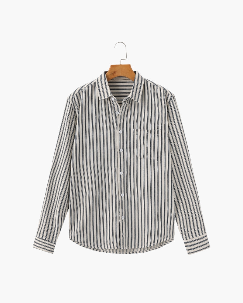 Vintage Striped Relaxed Fit Shirt