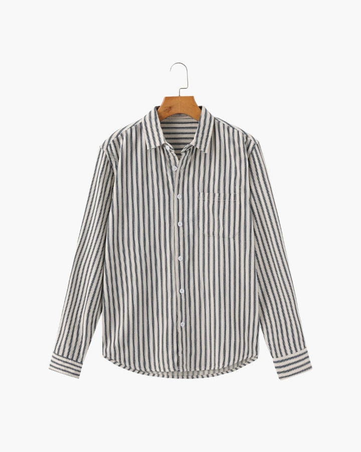 Vintage Striped Relaxed Fit Shirt