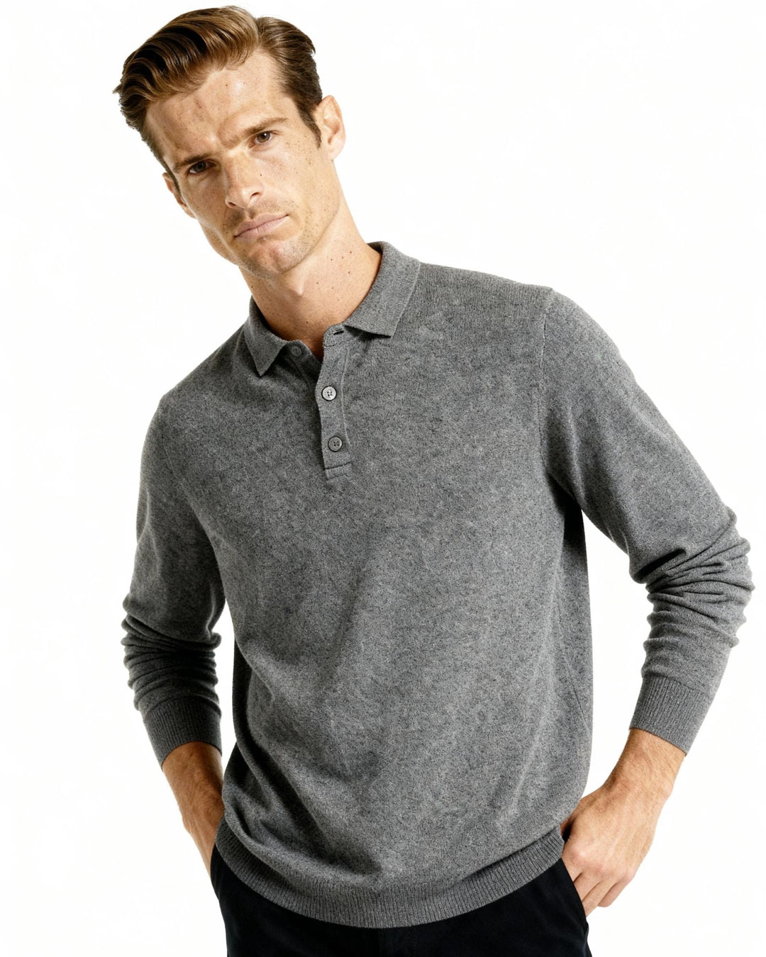 Rowan Premium Merino Henley Sweater