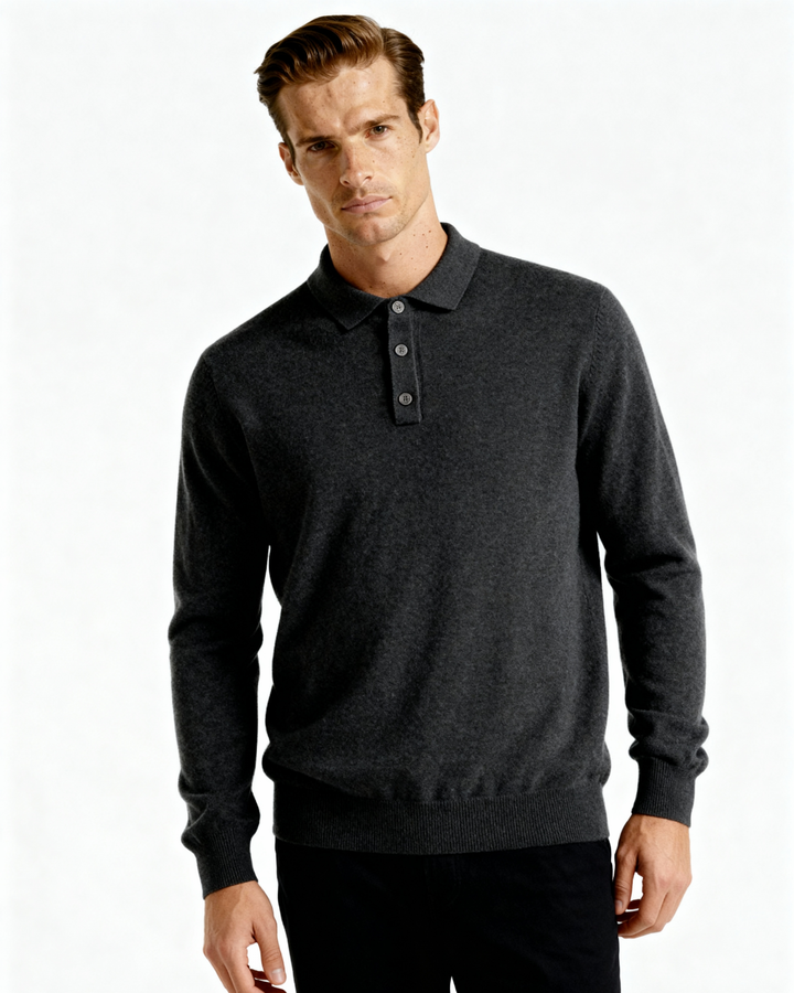 Rowan Premium Merino Henley Sweater