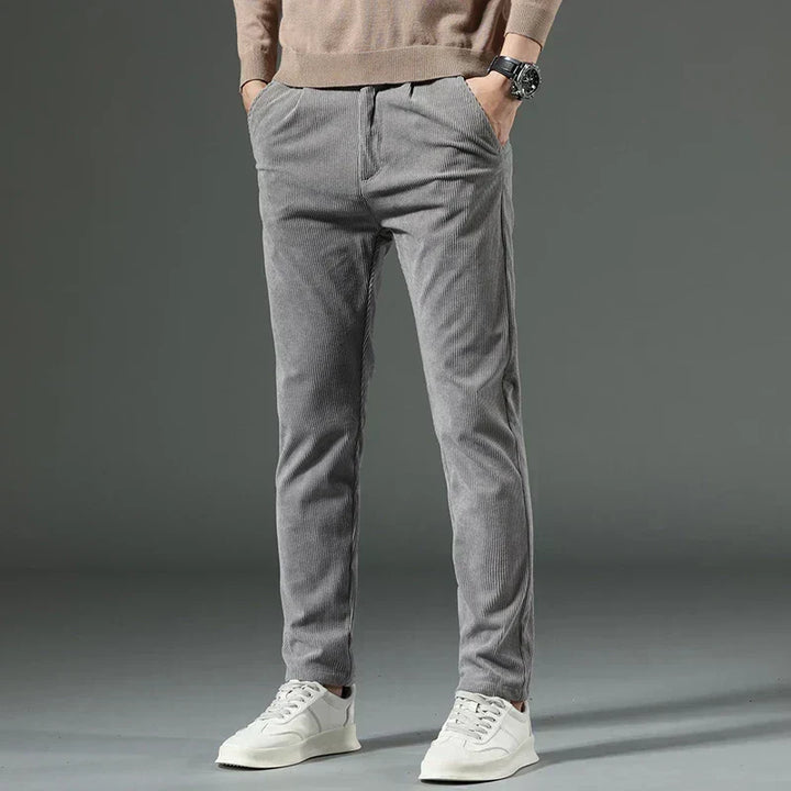 Pleated Corduroy Trousers