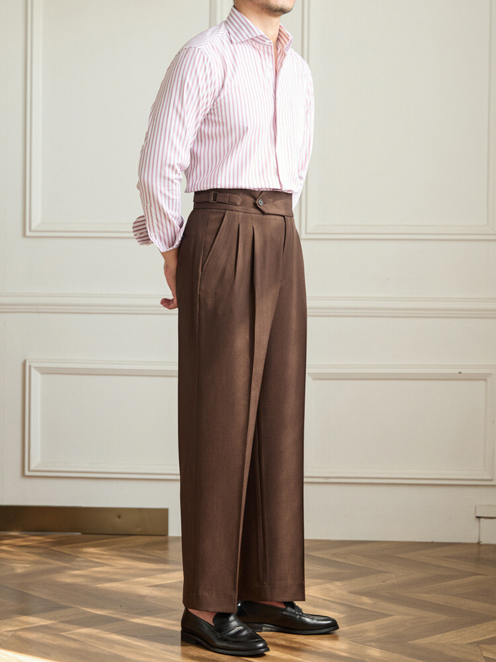 Classic Double Pleat Pants