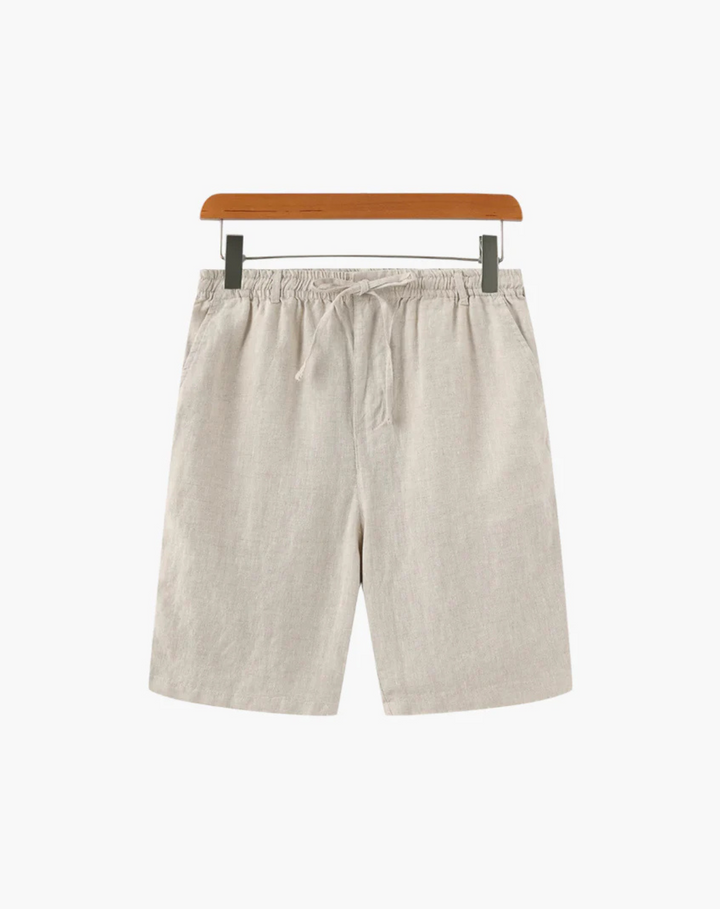Lightweight Linen Drawstring Shorts