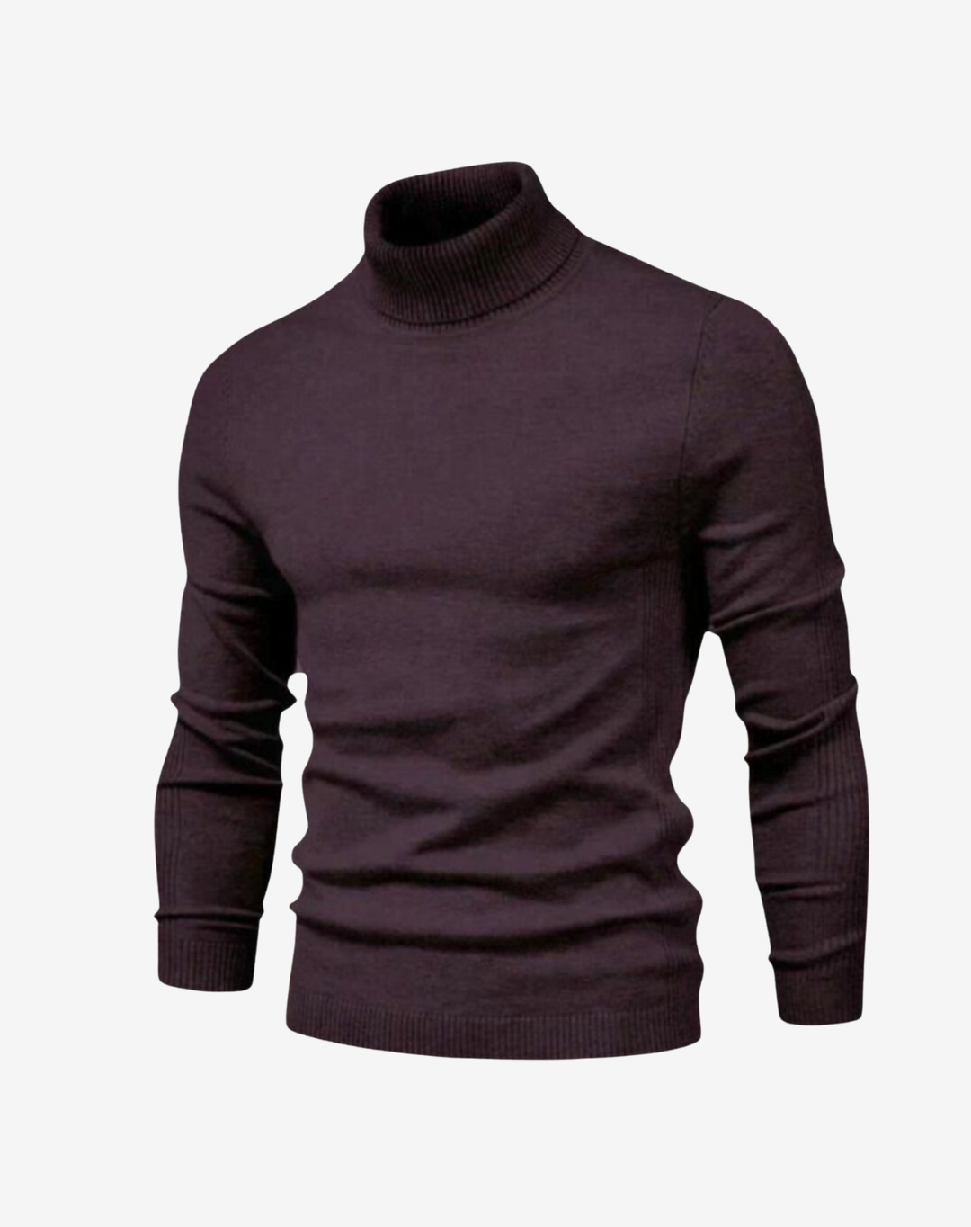 Slim Fit Turtleneck Knit Sweater