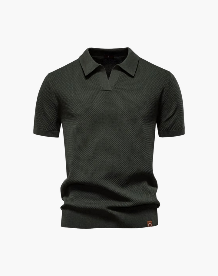 Textured Modern Fit Polo Shirt