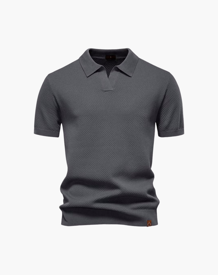 Textured Modern Fit Polo Shirt