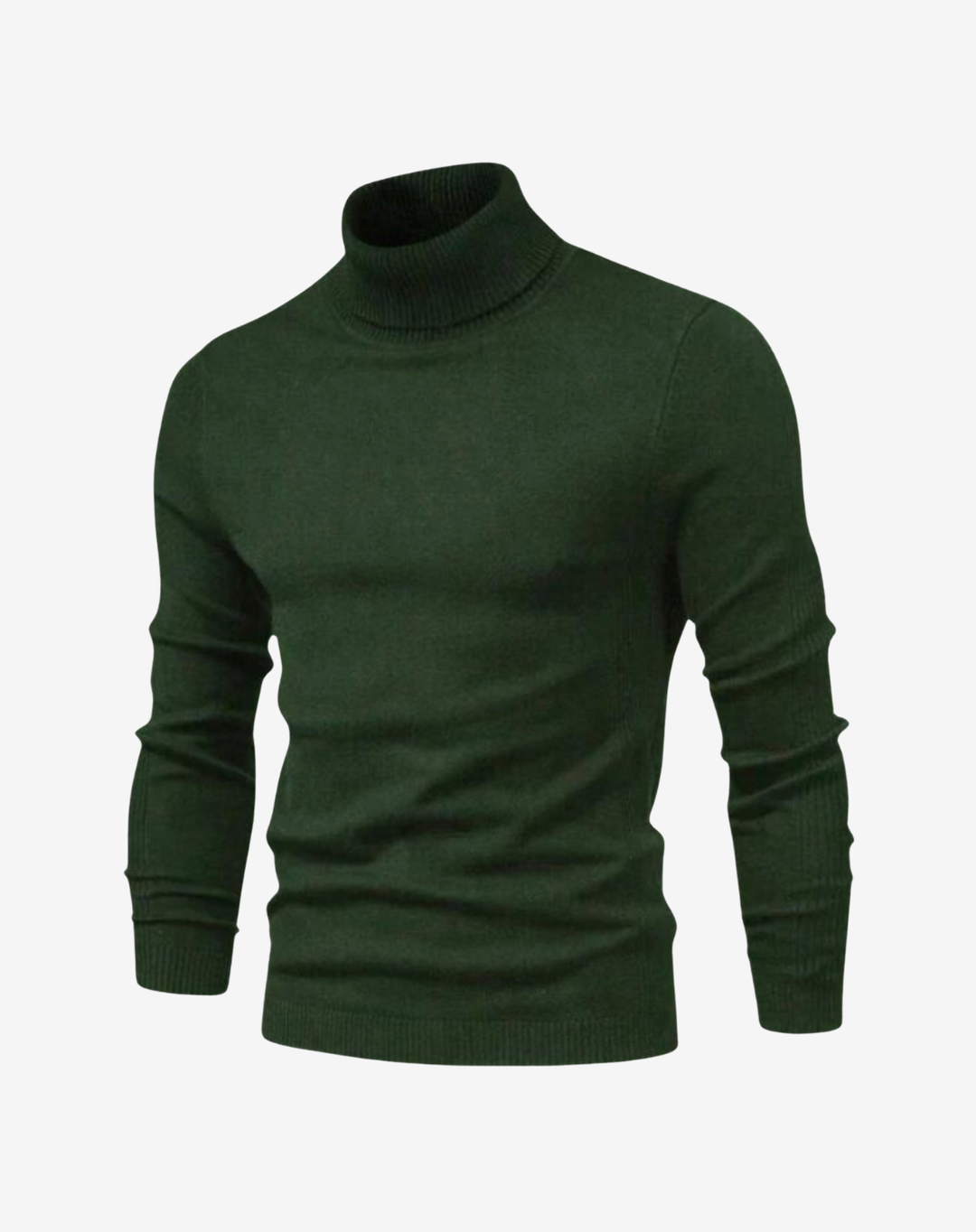 Slim Fit Turtleneck Knit Sweater