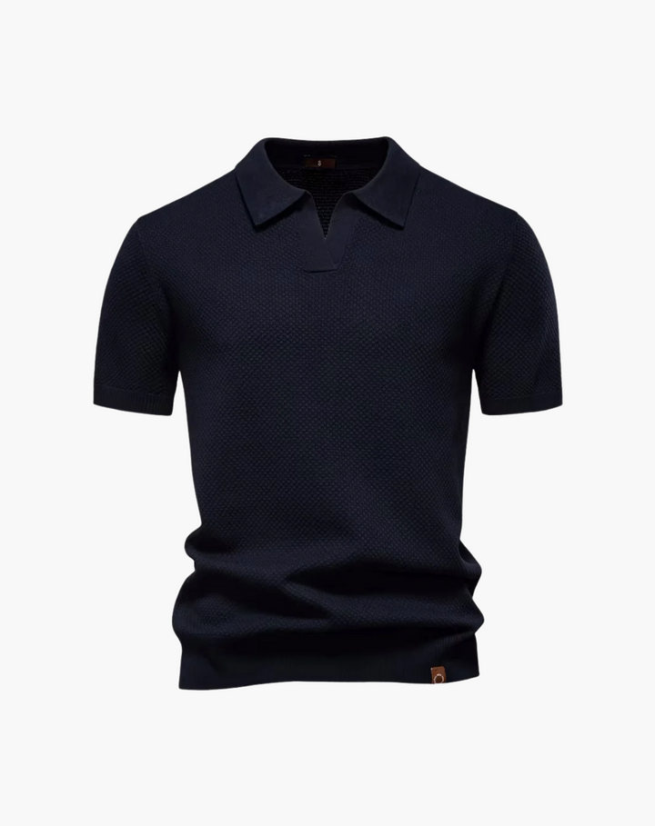 Textured Modern Fit Polo Shirt