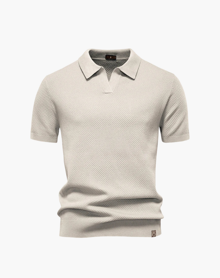 Textured Modern Fit Polo Shirt
