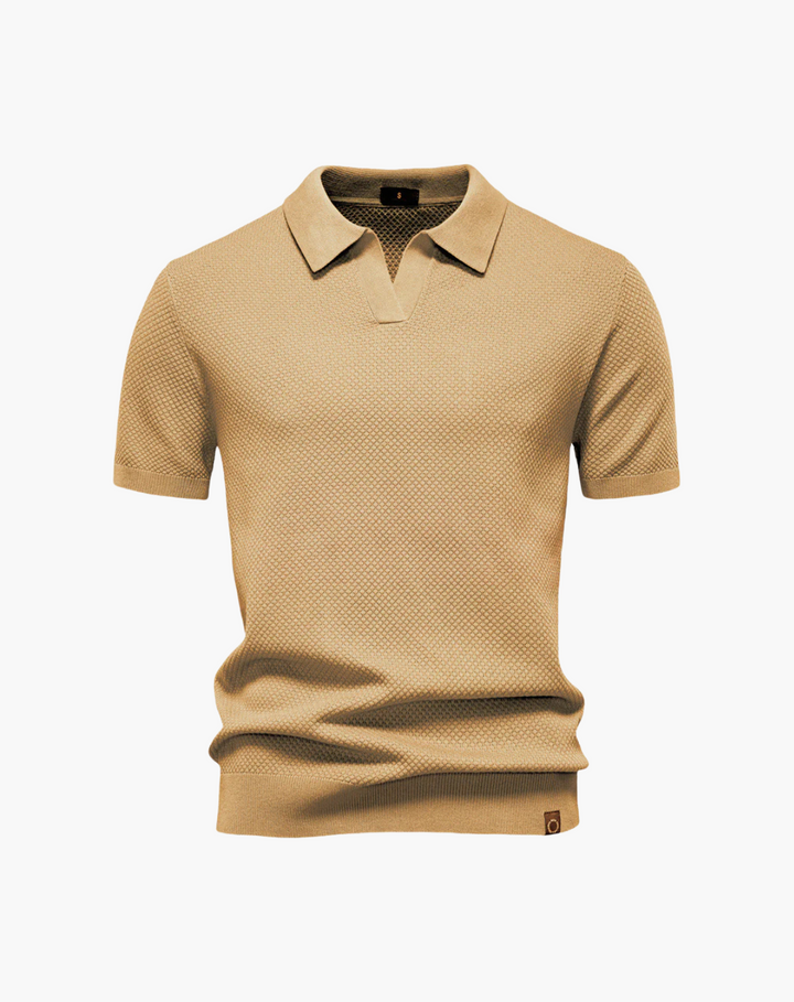 Textured Modern Fit Polo Shirt