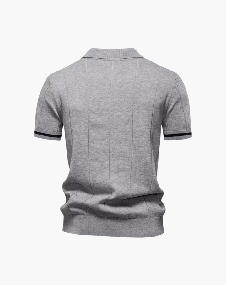 Quarter-Zip Polo Shirt