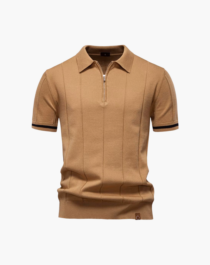 Quarter-Zip Polo Shirt
