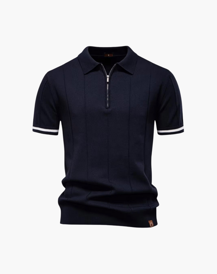 Quarter-Zip Polo Shirt