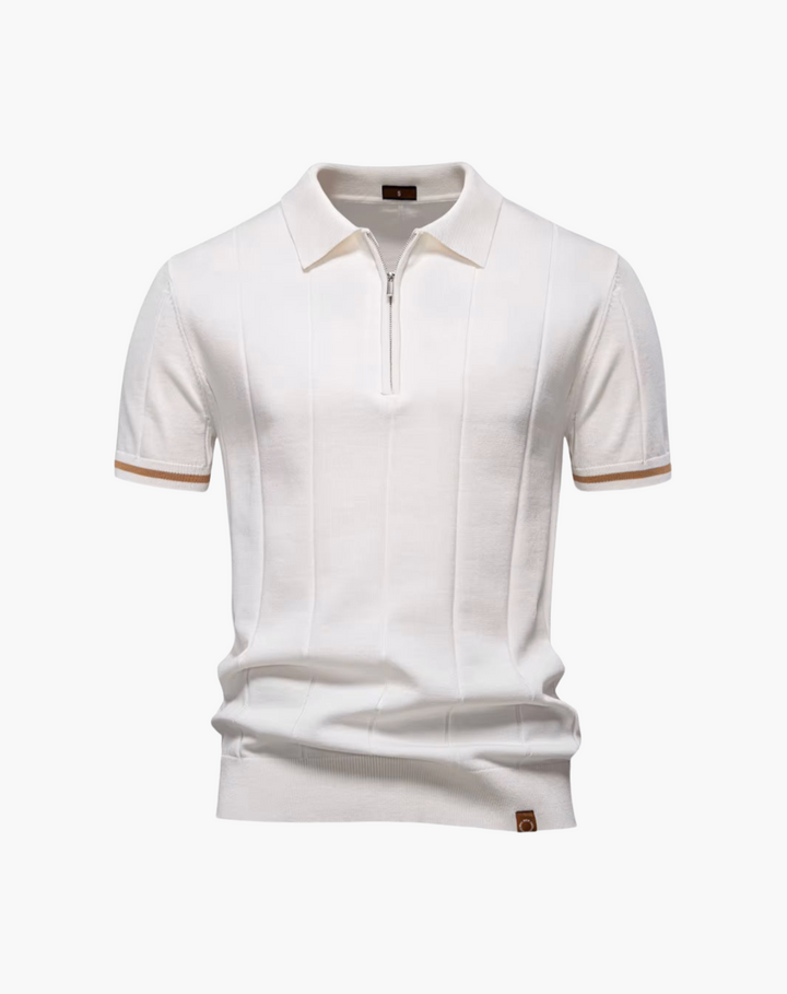 Quarter-Zip Polo Shirt