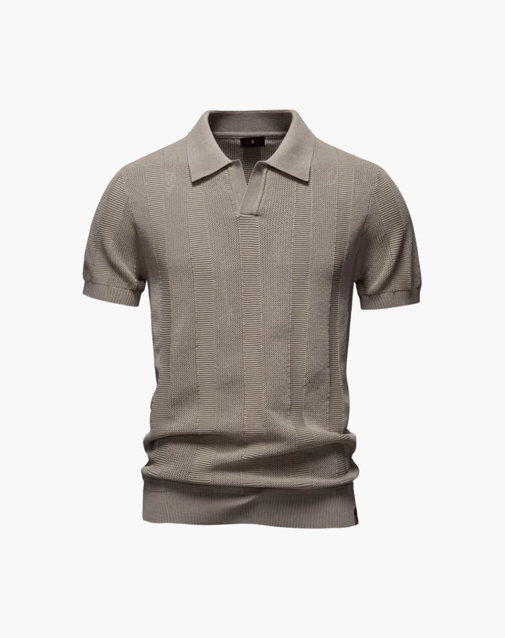 Breathable Stretch Mesh Polo Shirt
