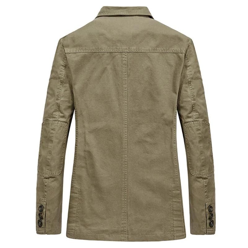 Relaxed Cotton Canvas Button-Front Jacket