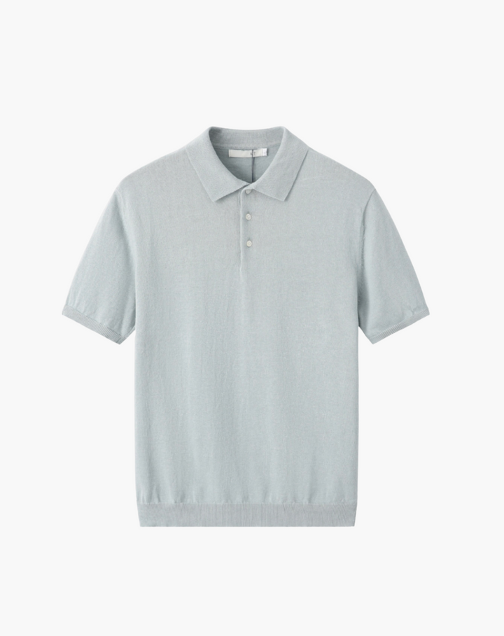 Lightweight Knit Polo Shirt