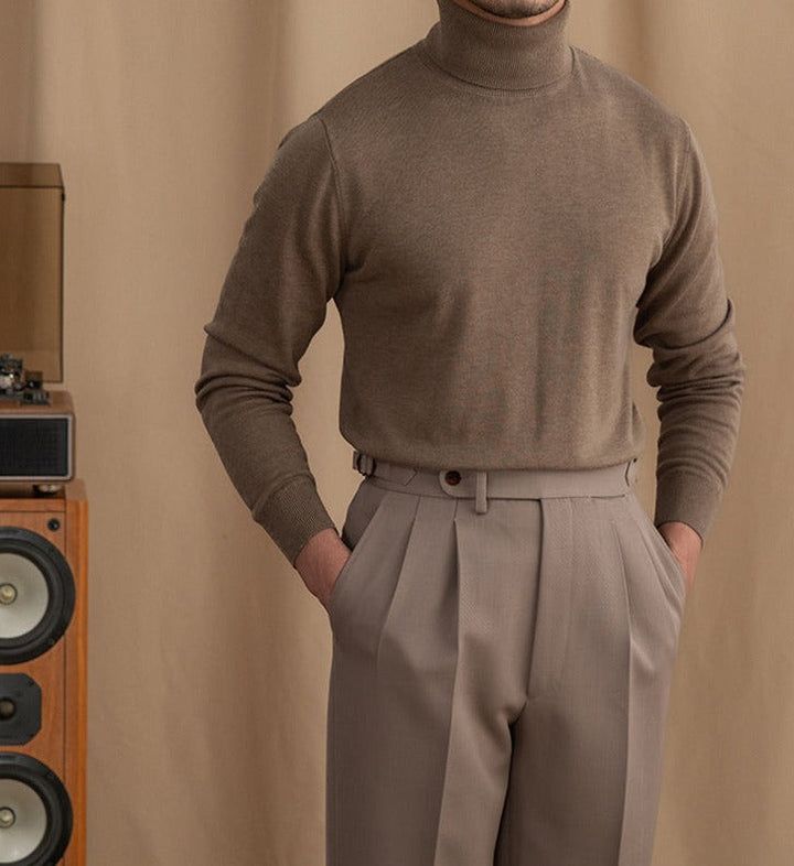 Jude Premium Wool Turtleneck Sweater