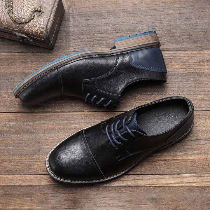 Men’s Cap-Toe Derby Dress Shoes
