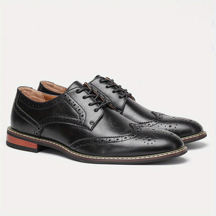 Classic Lace-Up Brogue Dress Shoes