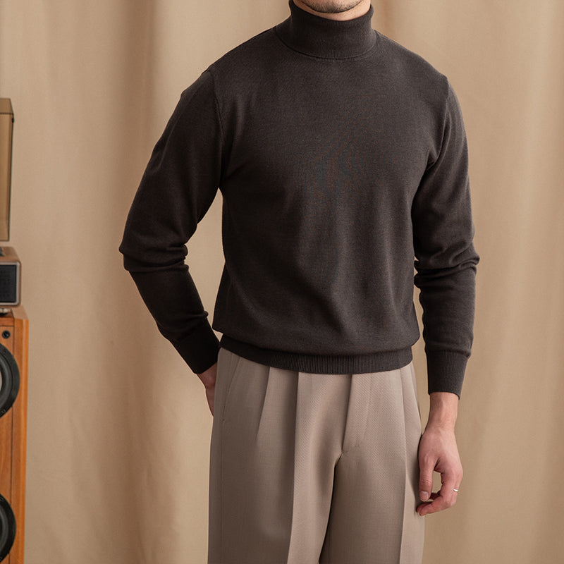Jude Premium Wool Turtleneck Sweater
