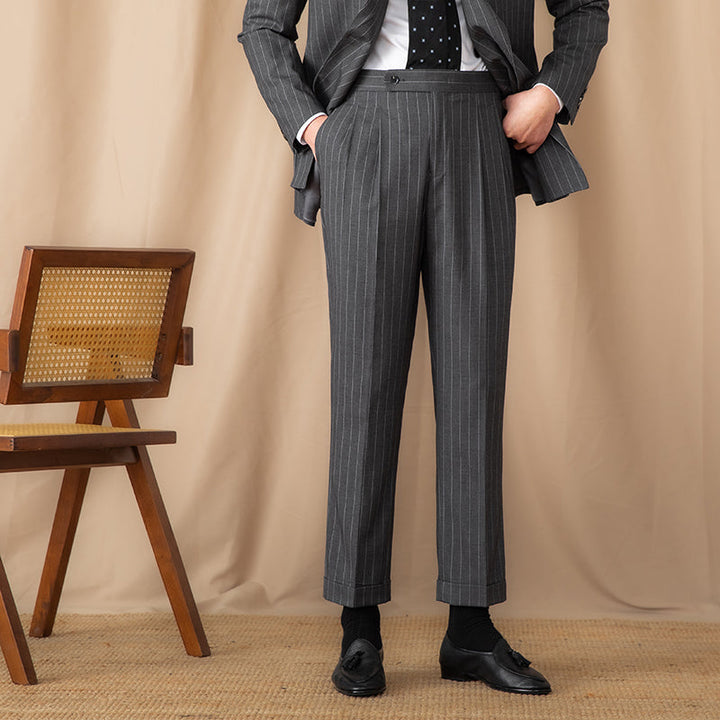 Guilio Tailored Pleated Trousers