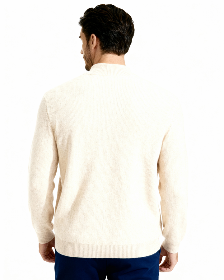 Bennett Premium Merino Wool Full-Zip Sweater