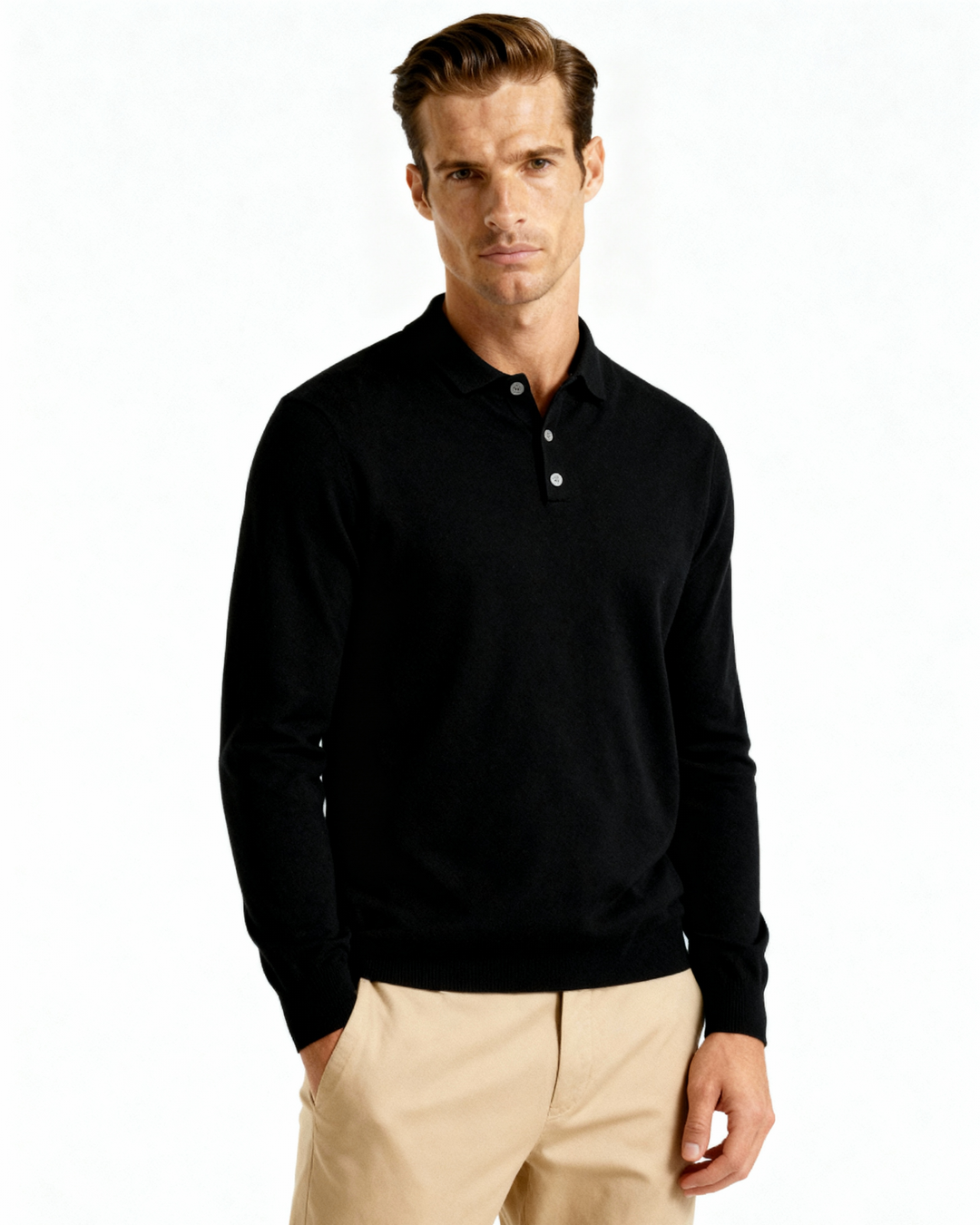 Rowan Premium Merino Henley Sweater