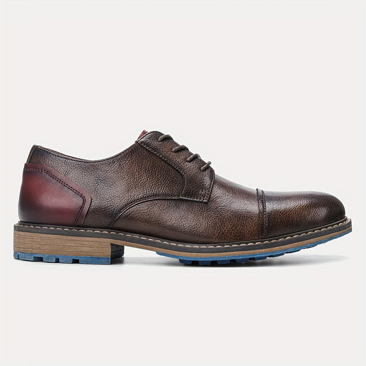 Men’s Cap-Toe Derby Dress Shoes