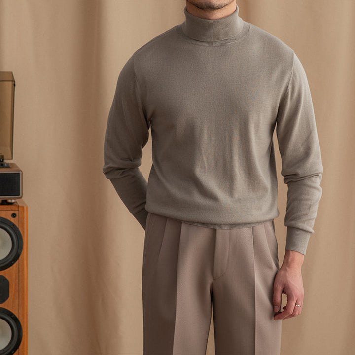 Jude Premium Wool Turtleneck Sweater