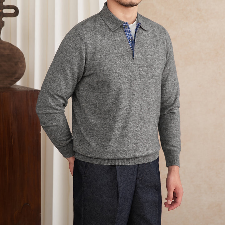 Pietro Zip-Neck Knit Sweater – Stylish Comfort for Every Occasion