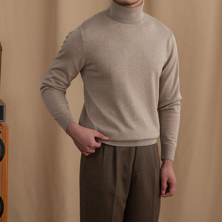 Jude Premium Wool Turtleneck Sweater