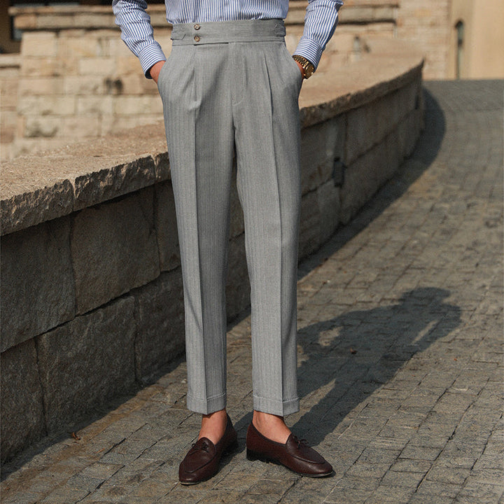 Luc Pleated Trousers