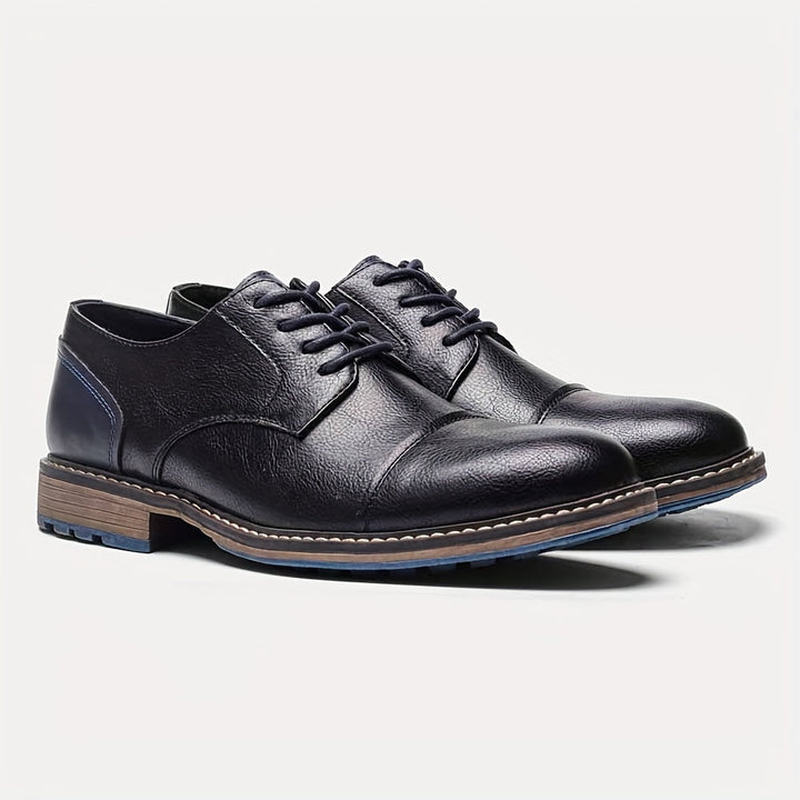 Men’s Cap-Toe Derby Dress Shoes