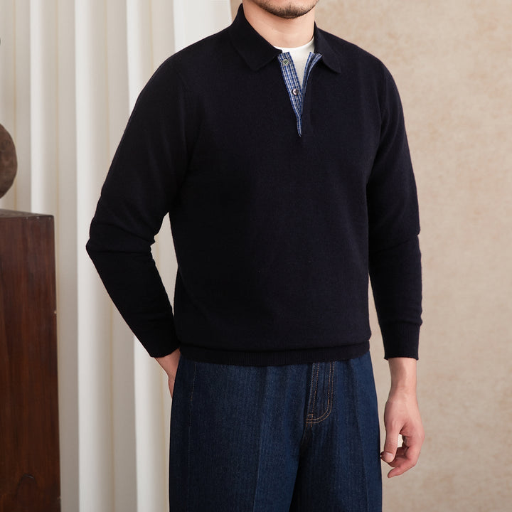 Pietro Zip-Neck Knit Sweater – Stylish Comfort for Every Occasion