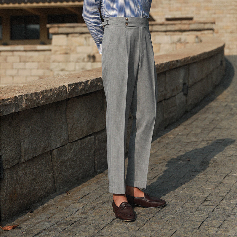 Luc Pleated Trousers