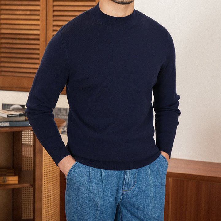 Axel Premium Knit Mock Neck Sweater