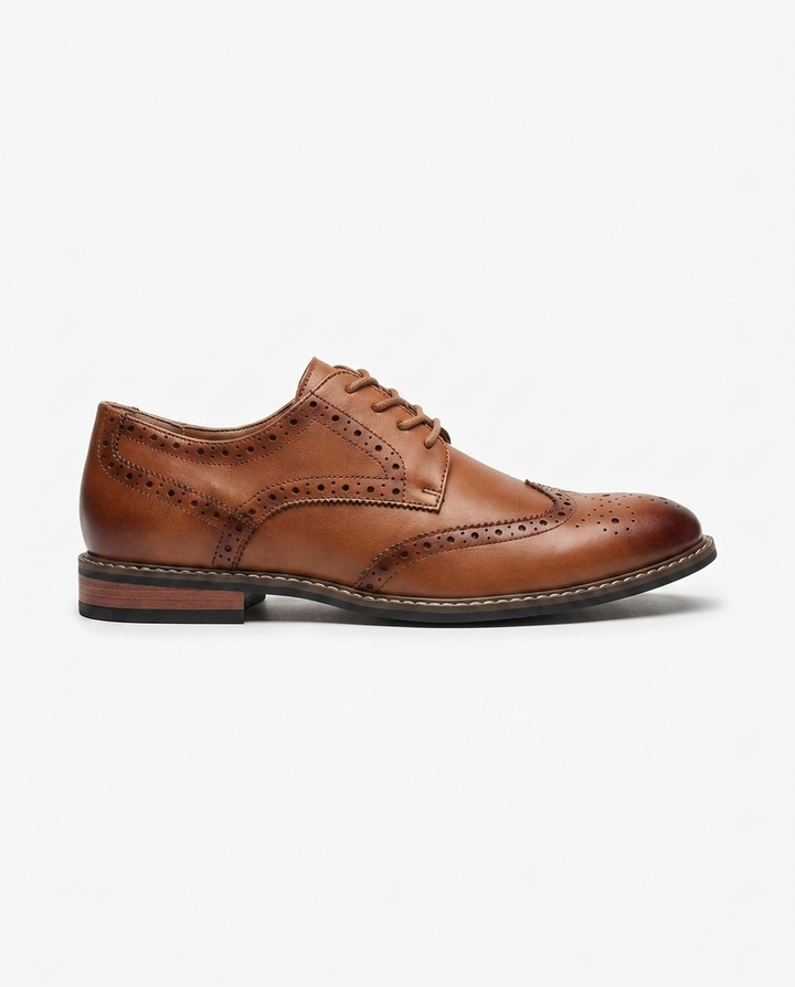 Classic Lace-Up Brogue Dress Shoes