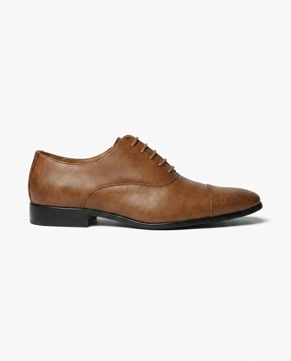 Classic Pointed-Toe Oxford Dress Shoes