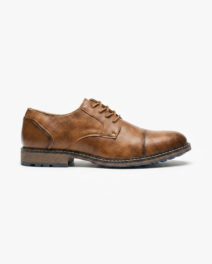 Men’s Cap-Toe Derby Dress Shoes