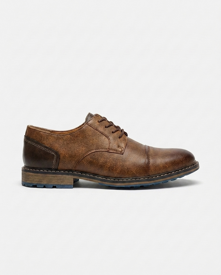 Men’s Cap-Toe Derby Dress Shoes
