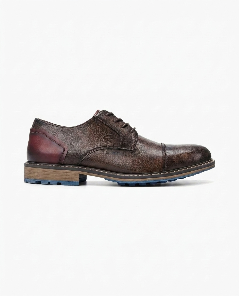 Men’s Cap-Toe Derby Dress Shoes