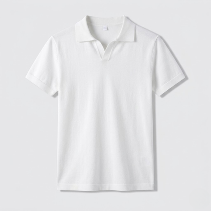 Buttonless Knit Polo - Regular Fit, view 8